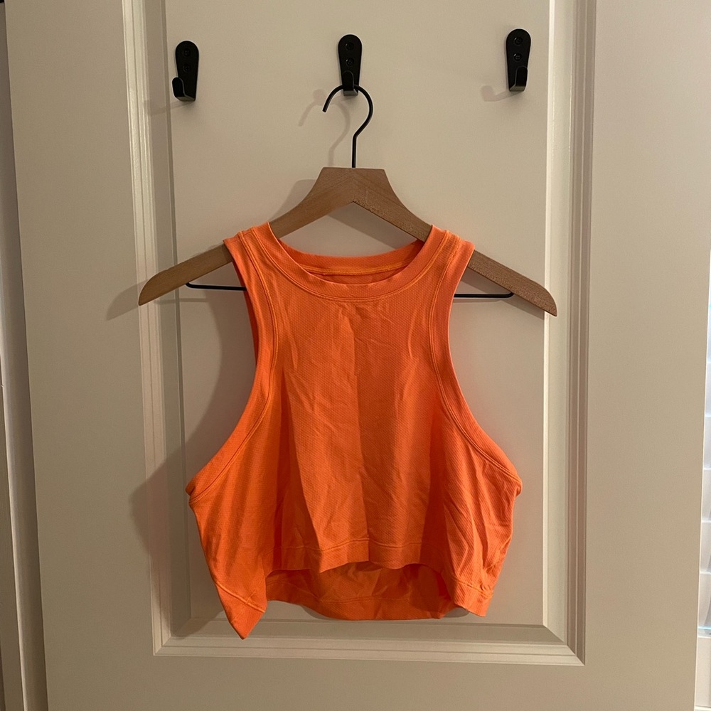 Lululemon Open-Back Cropped Training Tank Top